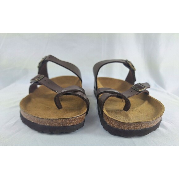 Birkenstock Mayari Habana Oiled Brown Leather Sandals EU 38 / US 7- 7.5 NWOT - Picture 5 of 7